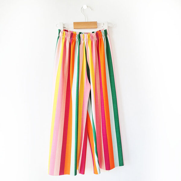 Suknja pantalone šarena pruga